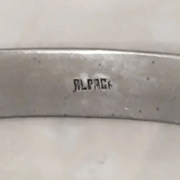 Vintage Mexican Sterling Silver & Turquoise Ring & Bracelet Set - Picture 11 of 11